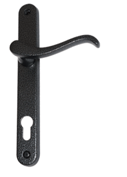 balmoral swan necked handle in antique black